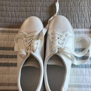 Max Mara white leather sneakers size 7.5